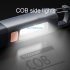 LED Flashlight 300 Lumens Waterproof Built in 800mAh Rechargeable Battery Portable Torch Light Adjustable Zoom Work Light For Outdoor Fishing Camping SD 1023XPE