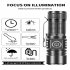 LED Flashlight 30W Strong Light Rechargeable Flash Light 3 Modes 30W Multi functional Waterproof Torch For Outdoor Camping Hiking without battery