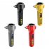 LED Flashlight Multi functional Safety Hammer Flashlight USB Charging Portable Strong Light Torch For Camping Hiking Fishing yellow