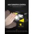 LED Gestures Induction Cap Clip Light USB Rechargeable Waterproof Flashlight black Model K180