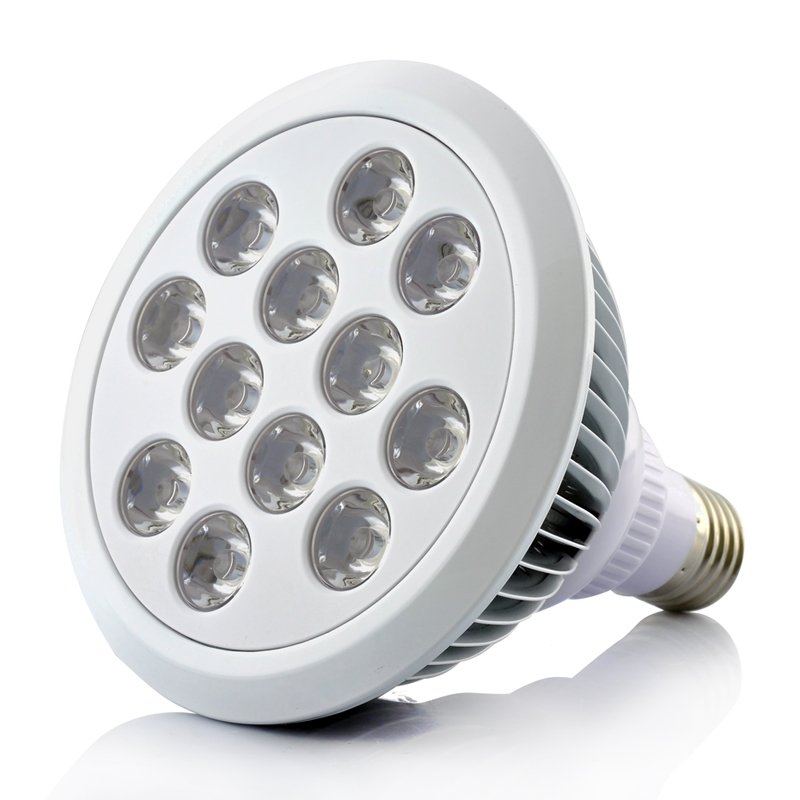 LED Grow Light w/ 12 LEDs, Red, Blue, Orange
