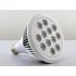 LED Grow Light with 12 Pieces  12W and produces a red  blue orange effect is great for growing vegetables or other plantation indoors