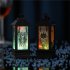 LED Halloween Wind Lanterns Battery Powered Mini Skeleton Skull Head Pumpkin Wind Lamp For Home Bar Halloween Party Decor skull skeleton