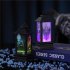 LED Halloween Wind Lanterns Battery Powered Mini Skeleton Skull Head Pumpkin Wind Lamp For Home Bar Halloween Party Decor skull skeleton