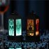 LED Halloween Wind Lanterns Battery Powered Mini Skeleton Skull Head Pumpkin Wind Lamp For Home Bar Halloween Party Decor skull skeleton
