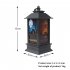 LED Halloween Wind Lanterns Battery Powered Mini Skeleton Skull Head Pumpkin Wind Lamp For Home Bar Halloween Party Decor skull skeleton
