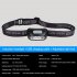 LED Headlamp With 2 Modes Outdoor Camping Headlamps 55   Azimuth Adjustment Lightweight Headlight For Outdoor Camping White
