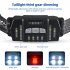 LED Headlamp With Motion Sensor  USB Rechargeable 10 Lighting Mode  COB Wide Beam Headlight  Head mounted Waterproof For Fishing Camping Hiking Outdoor 668 zoom