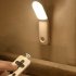LED Intelligent Sensor Night Light Motion Sensor Light With Romote Control For Indoor Bedroom Corridor Cabinet Lighting Infrared remote control light