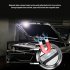 LED Key Chain Light Mini Keychain Flashlight With Clip 6 Gears Rechargeable Small Multi Use Waterproof Light For Work Car Repair Emergency black
