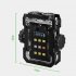 LED Key Chain Light Mini Keychain Flashlight With Clip 6 Gears Rechargeable Small Multi Use Waterproof Light For Work Car Repair Emergency black
