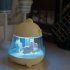 LED Kids Night Light With Usb Charging Cable Built in 1200mAh Battery Bottom Metal Button Colorful Music LED Bedhead Light For Bedroom Living Room yellow