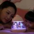 LED Kids Night Light With Usb Charging Cable Built in 1200mAh Battery Bottom Metal Button Colorful Music LED Bedhead Light For Bedroom Living Room yellow