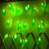 LED Leaves Shape String Light for Indoor Battery Box Powered Decoration red