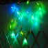 LED Leaves Shape String Light for Indoor Battery Box Powered Decoration red
