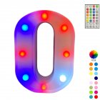 LED Letter Lights With Remote Control 16-color Luminous Letter Lamp Bar Sign Night Light For Wedding Party Christmas Decor O