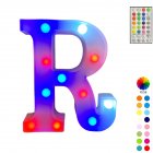 LED Letter Lights With Remote Control 16-color Luminous Letter Lamp Bar Sign Night Light For Wedding Party Christmas Decor R