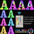 LED Letter Lights With Remote Control 16 color Luminous Letter Lamp Bar Sign Night Light For Wedding Party Christmas Decor A