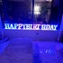 LED Letter Lights With Remote Control 16 color Luminous Letter Lamp Bar Sign Night Light For Wedding Party Christmas Decor A