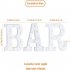 LED Letter Lights With Remote Control 16 color Luminous Letter Lamp Bar Sign Night Light For Wedding Party Christmas Decor A