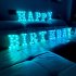 LED Letter Lights With Remote Control 16 color Luminous Letter Lamp Bar Sign Night Light For Wedding Party Christmas Decor A