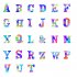 LED Letter Lights With Remote Control 16 color Luminous Letter Lamp Bar Sign Night Light For Wedding Party Christmas Decor A