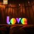 LED Light Board Love Modeling Lamp Energy Saving Eco Friendly Holiday Lighting Party Supply
