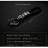 LED Light Chinese Brave Troops Model Keychain Key Holder Car Key Ring Chain Automobile Car Styling Car Accessories Black brushed   red rope