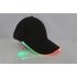 LED Light Glow Club Party Sports Athletic Black Fabric Travel Hat Cap Red Light4AXZ