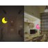 LED Light Sensor Control Mini Moon Shape Night Light for Sleeping 