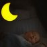 LED Light Sensor Control Mini Moon Shape Night Light for Sleeping 