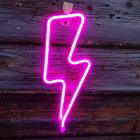 LED Light Signs Battery/USB Powered Luminous Signs Decorative Lamp With Movable Base For Bar Restaurant Home Party Decor pink
