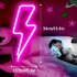 LED Light Signs Battery USB Powered Luminous Signs Decorative Lamp With Movable Base For Bar Restaurant Home Party Decor pink