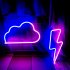 LED Light Signs Battery USB Powered Luminous Signs Decorative Lamp With Movable Base For Bar Restaurant Home Party Decor pink