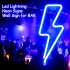 LED Light Signs Battery USB Powered Luminous Signs Decorative Lamp With Movable Base For Bar Restaurant Home Party Decor pink