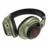 LED Light Wireless Bluetooth Headphones 3D Stereo Earphone With Mic Headset Support TF Card FM Mode Audio Jack gray