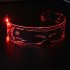 LED Luminous Sunglasses Goggles With 200mAh Large Capacity Battery Colorful Light Up Glasses Night Riding Glasses Party Supplies Full color charging