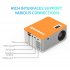 LED Mini Projector 480 272 Pixels Supports 1080P USB Audio Portable Projector Home Media Video player yellow