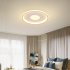 LED Modern Round Ceiling Lights for Bedroom Living Room Decorative Lighting warm light