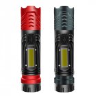 LED Multifunction Powerful Flashlight Rechargeable Torch Bike Lamp red_W750