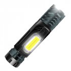LED Multifunction Powerful Flashlight Rechargeable Torch Bike Lamp gray_W750