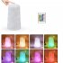 LED Night Light 3D Printing Remote Touch 16 Colors USB Night Light RGB