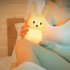 LED Night Light Cute Rabbit Night Lamp With Dimming And Timer USB Rechargeable Nursery Night Light Bedside Table Lamp For Boys Girls Kids White