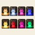 LED Night Light Cute Rabbit Night Lamp With Dimming And Timer USB Rechargeable Nursery Night Light Bedside Table Lamp For Boys Girls Kids White