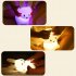 LED Night Light Cute Rabbit Night Lamp With Dimming And Timer USB Rechargeable Nursery Night Light Bedside Table Lamp For Boys Girls Kids White