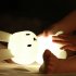 LED Night Light Cute Rabbit Night Lamp With Dimming And Timer USB Rechargeable Nursery Night Light Bedside Table Lamp For Boys Girls Kids White