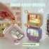 LED Night Light Cute TV Painting Design Learning Table Lamp USB Charging 2 Level Lighting Mini Desktop Light Birthday Gift Pink ambient light
