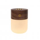 LED Night Light Dimmable Lighting Aromatherapy Bedside Lamp With Non-slip Silicone Base For Home Bedroom Yoga Room walnut