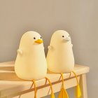 LED Night Light For Kids Cute Seagull Animal Washable Silicone Bedside Lamp Dimmable Timing Rechargeable Nursery Nightlight For Baby Breastfeeding Kids Gift Home Decor as shown