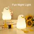 LED Night Light For Kids Cute Seagull Animal Washable Silicone Bedside Lamp Dimmable Timing Rechargeable Nursery Nightlight For Baby Breastfeeding Kids Gift Hom